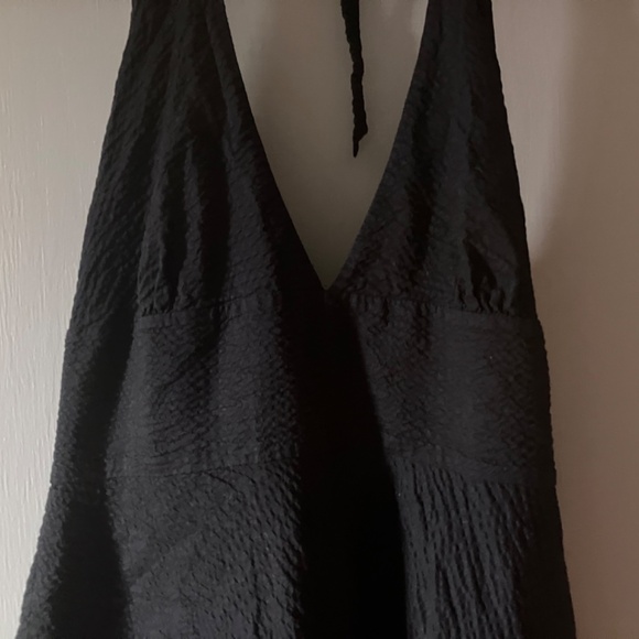 Black Classic J Crew Gingham Halter Dress - Picture 6 of 10